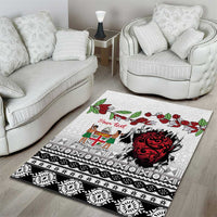 Fiji Heart Tribal Personalised Area Rug Polynesian Patterns LT9 - Polynesian Pride
