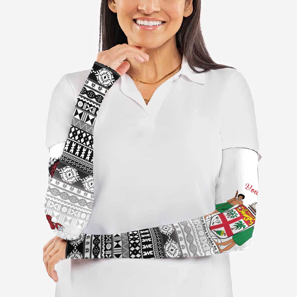 Fiji Heart Tribal Personalised Arm Sleeves Polynesian Patterns LT9 - Polynesian Pride