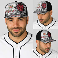 Fiji Heart Tribal Personalised Baseball Net Cap Polynesian Patterns LT9 - Polynesian Pride