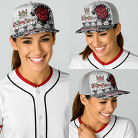 Fiji Heart Tribal Personalised Baseball Net Cap Polynesian Patterns LT9 - Polynesian Pride