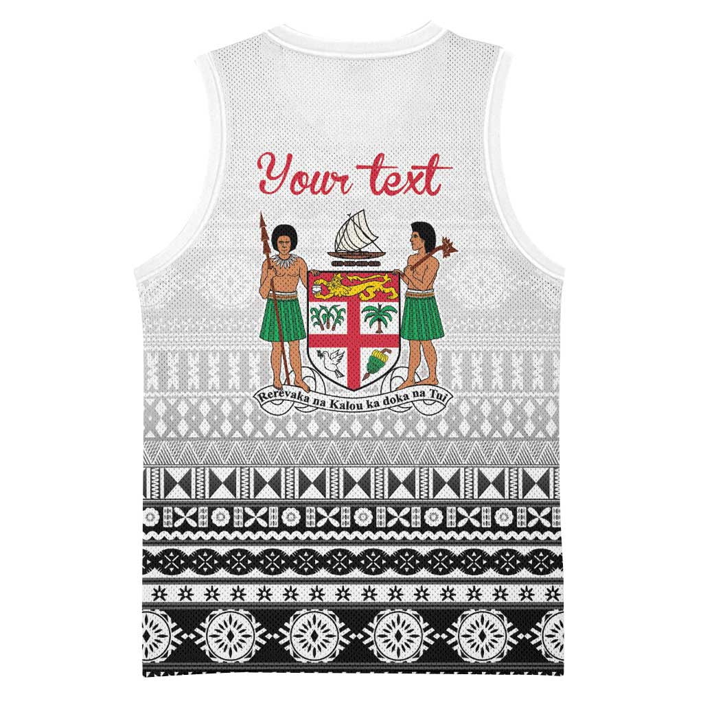 Fiji Heart Tribal Personalised Basketball Jersey Polynesian Patterns LT9 - Polynesian Pride