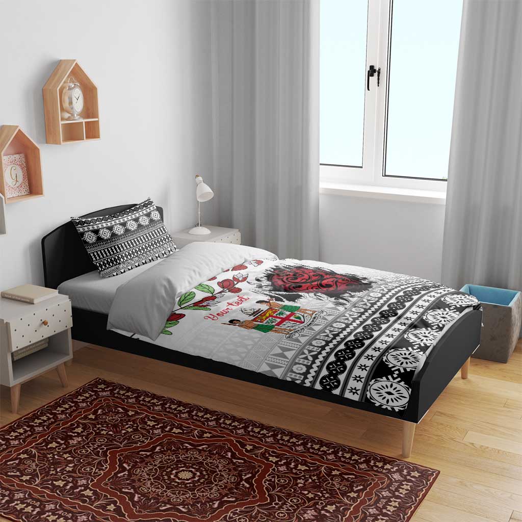 Fiji Heart Tribal Personalised Bedding Set Polynesian Patterns LT9 - Polynesian Pride
