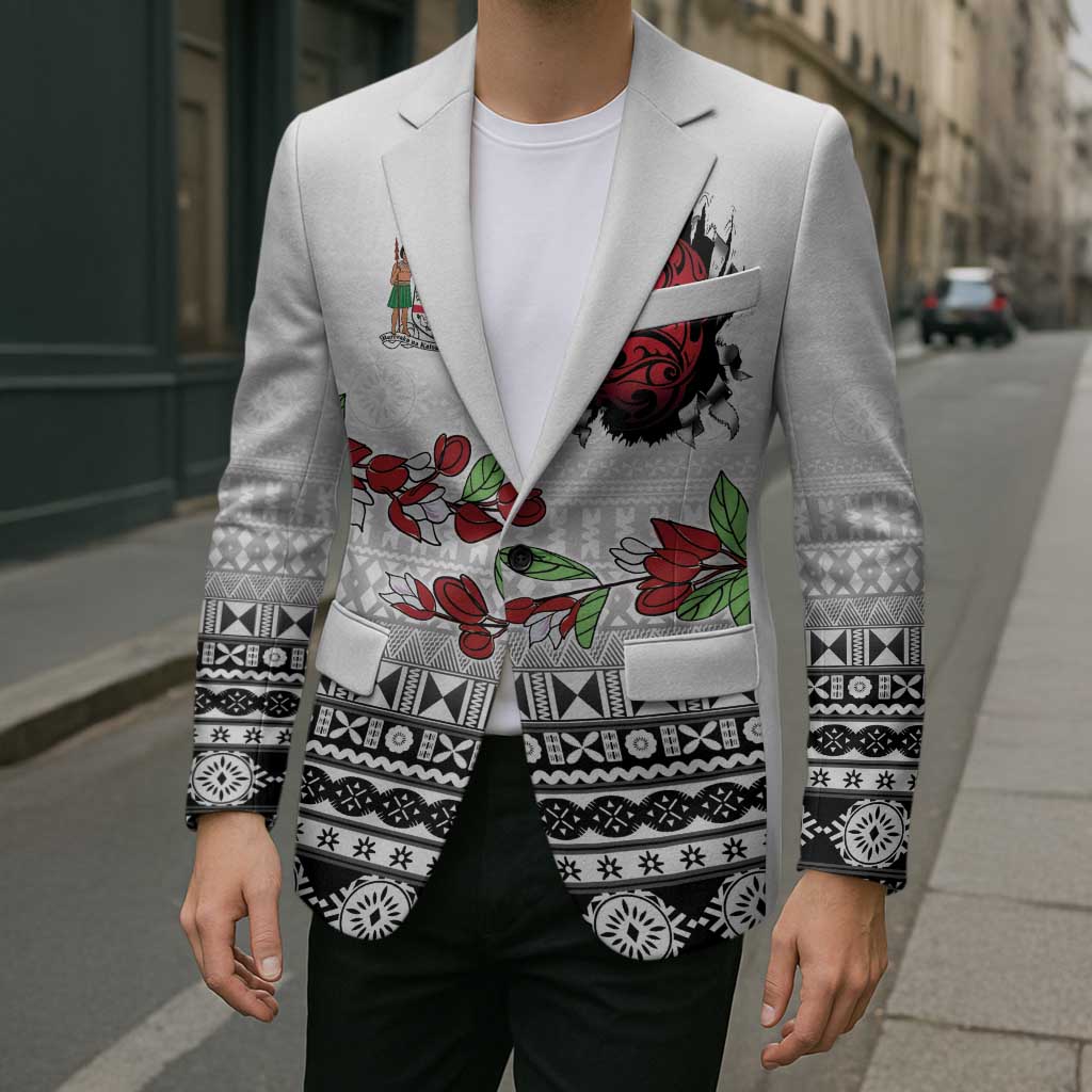 Fiji Heart Tribal Personalised Blazer Polynesian Patterns LT9 - Polynesian Pride