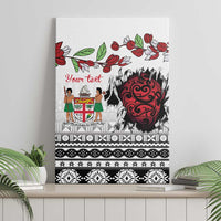 Fiji Heart Tribal Personalised Canvas Wall Art Polynesian Patterns LT9 - Polynesian Pride