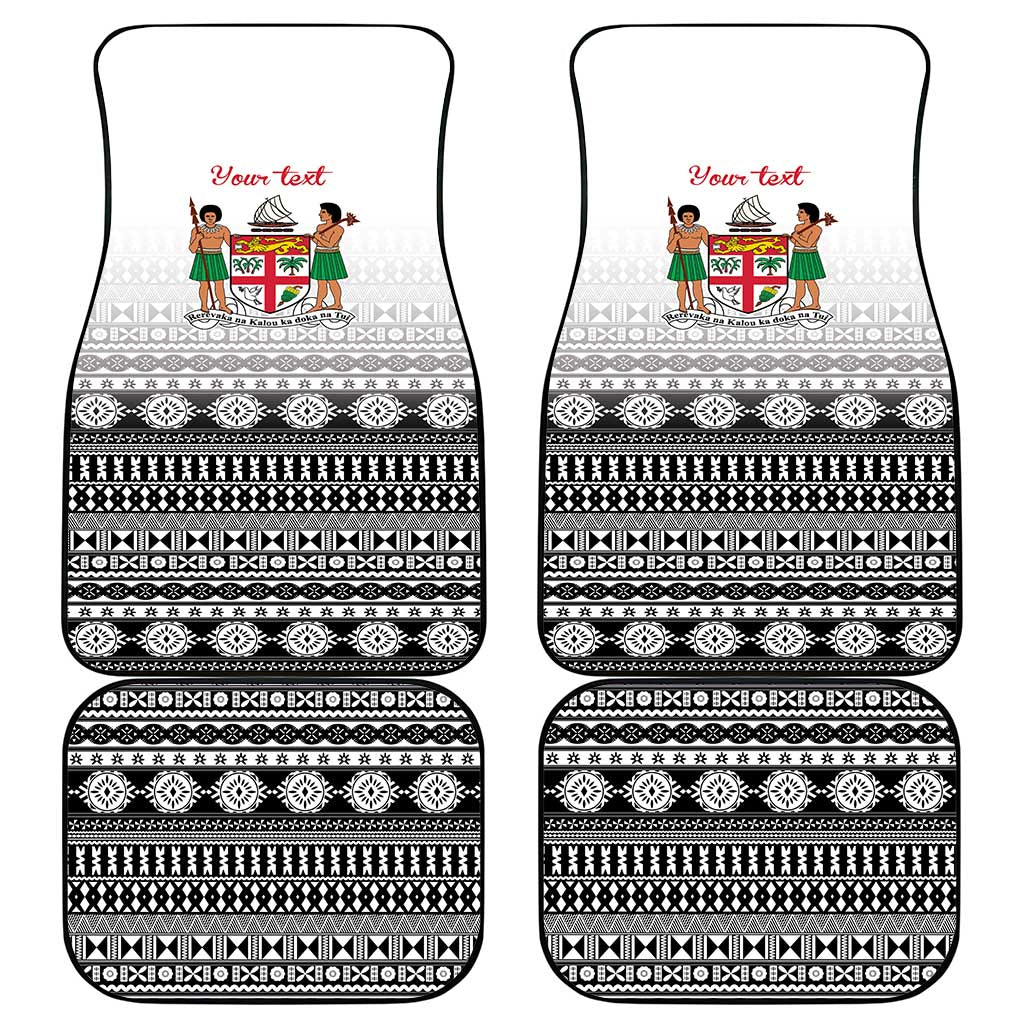 Fiji Heart Tribal Personalised Car Mats Polynesian Patterns LT9 - Polynesian Pride