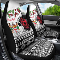 Fiji Heart Tribal Personalised Car Seat Cover Polynesian Patterns LT9 - Polynesian Pride