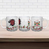 Fiji Heart Tribal Personalised Ceramic Mug Polynesian Patterns LT9 - Polynesian Pride