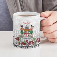 Fiji Heart Tribal Personalised Ceramic Mug Polynesian Patterns LT9 - Polynesian Pride