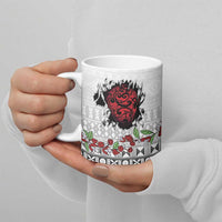 Fiji Heart Tribal Personalised Ceramic Mug Polynesian Patterns LT9 - Polynesian Pride