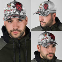 Fiji Heart Tribal Personalised Classic Cap Polynesian Patterns LT9 - Polynesian Pride