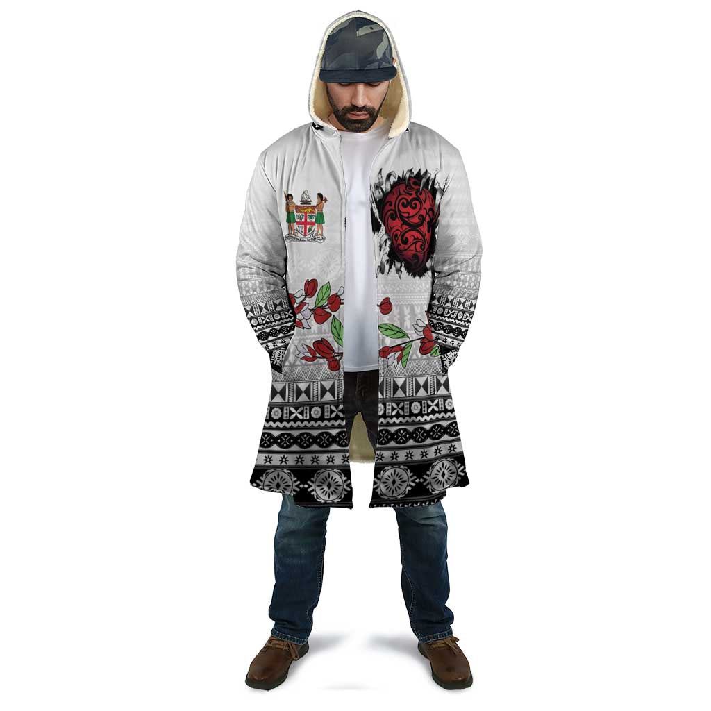 Fiji Heart Tribal Personalised Cloak Polynesian Patterns LT9 - Polynesian Pride