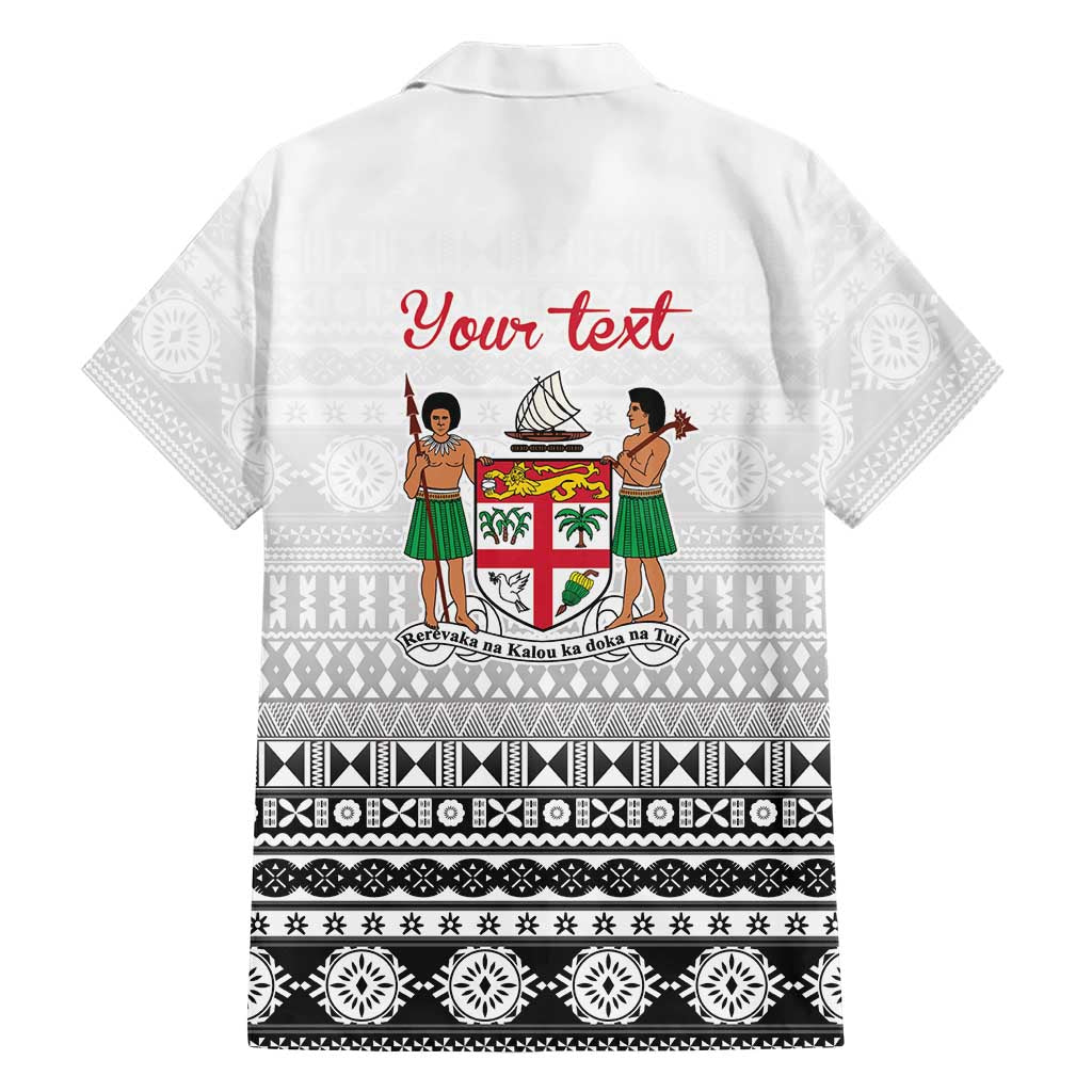 Fiji Heart Tribal Personalised Family Matching Off The Shoulder Long Sleeve Dress and Hawaiian Shirt Polynesian Patterns