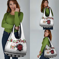 Fiji Heart Tribal Personalised Grocery Bag Polynesian Patterns LT9 - Polynesian Pride