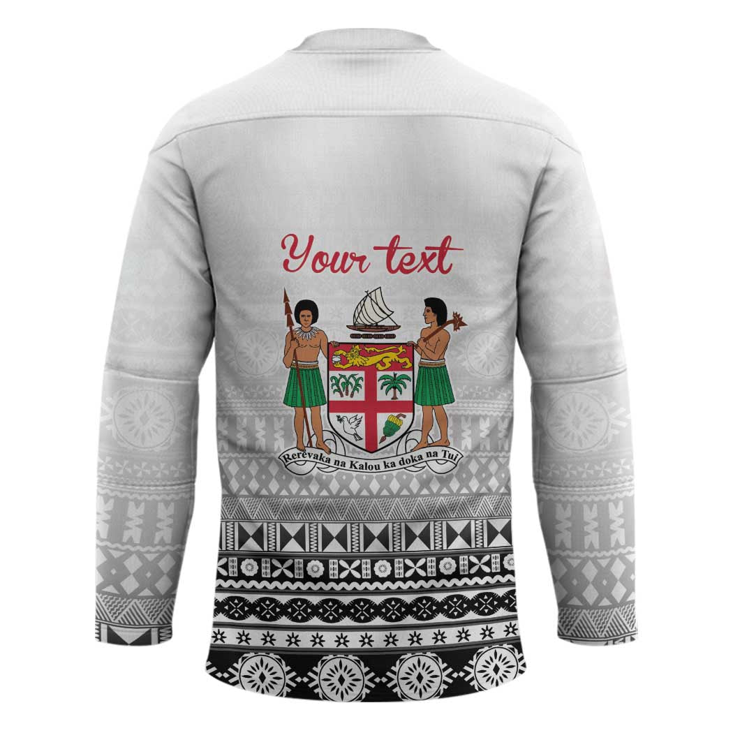 Fiji Heart Tribal Personalised Hockey Jersey Polynesian Patterns LT9 - Polynesian Pride
