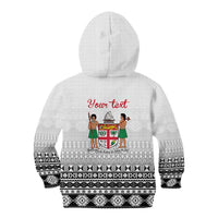 Fiji Heart Tribal Personalised Kid Hoodie Polynesian Patterns LT9 - Polynesian Pride