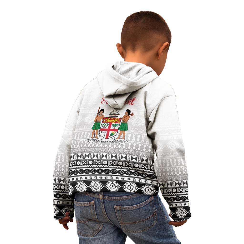 Fiji Heart Tribal Personalised Kid Hoodie Polynesian Patterns LT9 - Polynesian Pride
