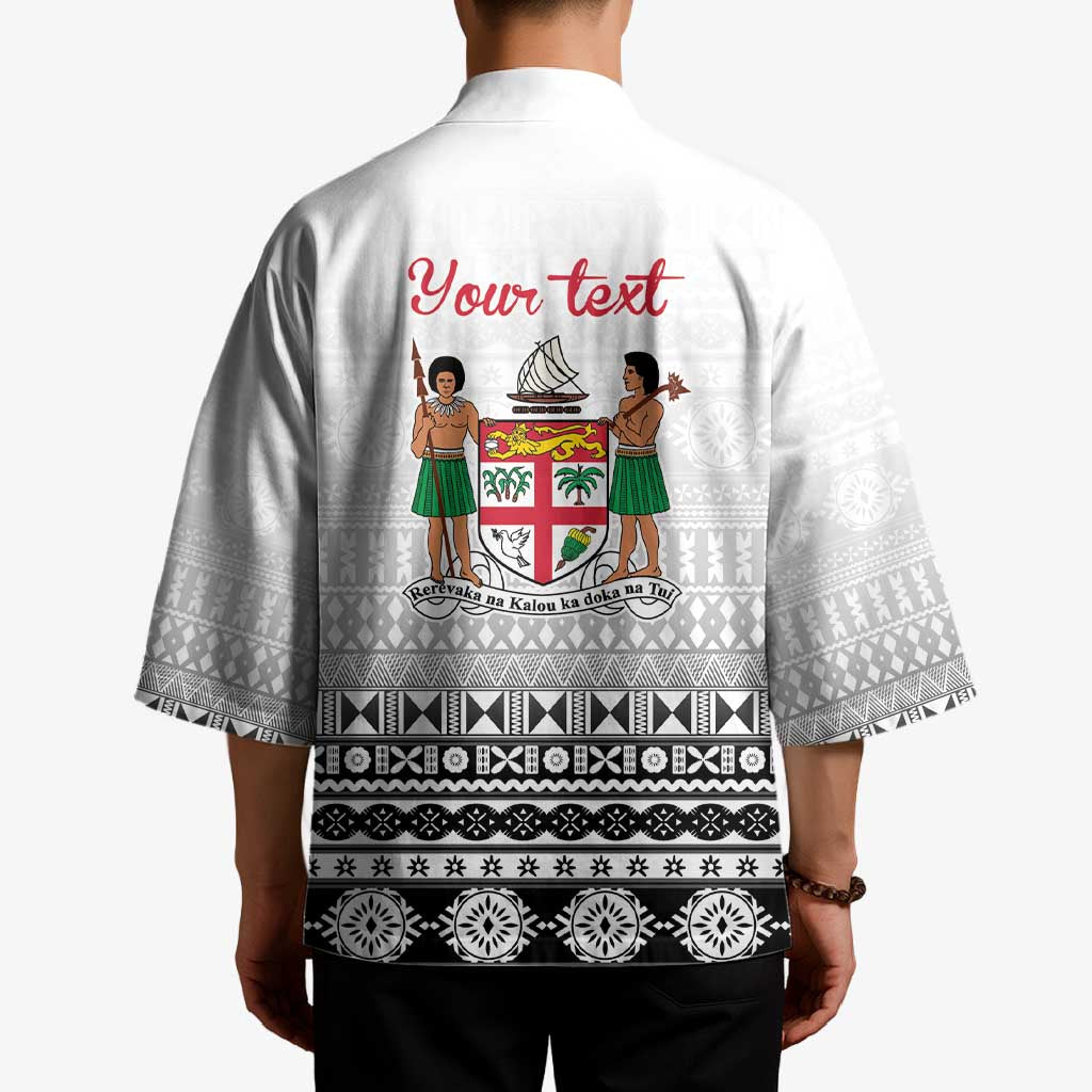 Fiji Heart Tribal Personalised Kimono Polynesian Patterns LT9 - Polynesian Pride