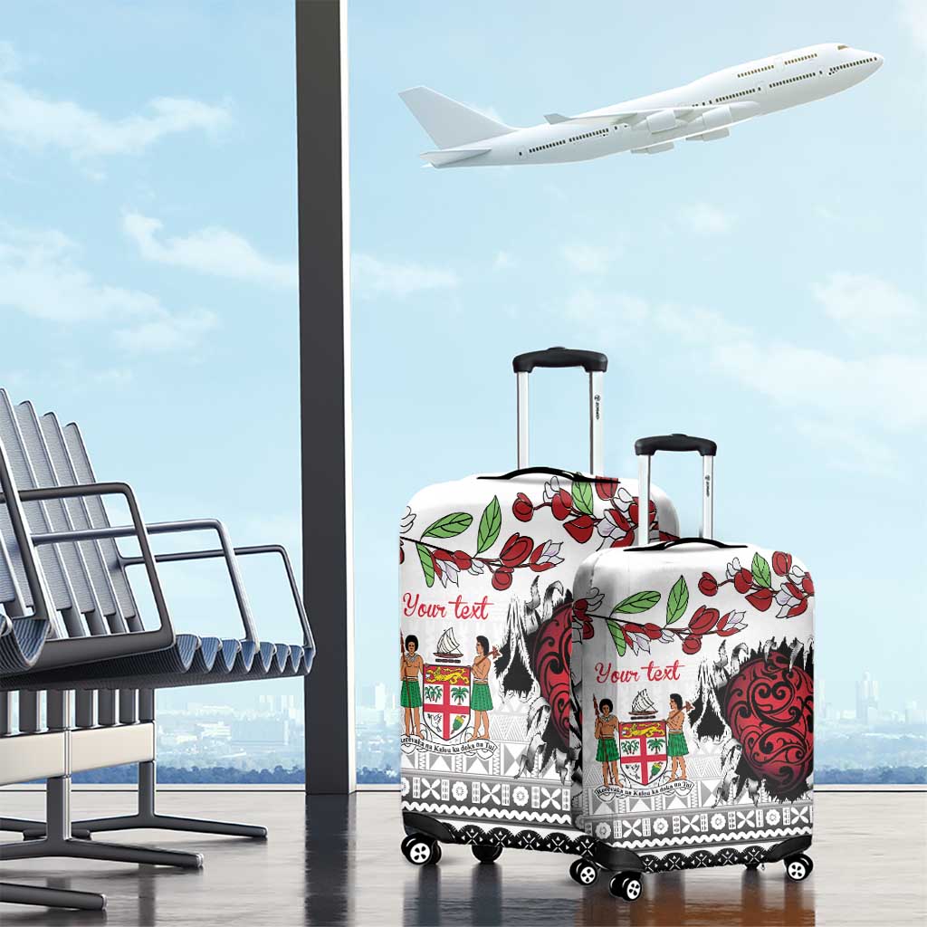 Fiji Heart Tribal Personalised Luggage Cover Polynesian Patterns LT9 - Polynesian Pride