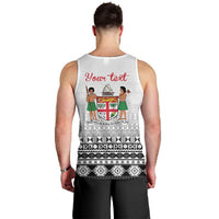 Fiji Heart Tribal Personalised Men Tank Top Polynesian Patterns LT9 - Polynesian Pride