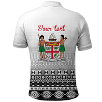 Fiji Heart Tribal Personalised Polo Shirt Polynesian Patterns LT9 - Polynesian Pride