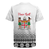 Fiji Heart Tribal Personalised Rugby Jersey Polynesian Patterns LT9 - Polynesian Pride