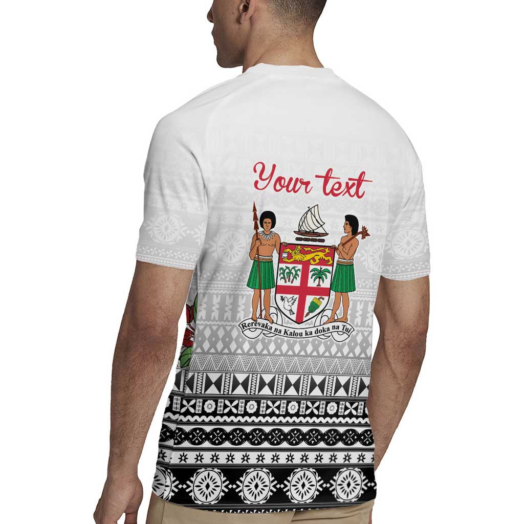Fiji Heart Tribal Personalised Rugby Jersey Polynesian Patterns LT9 - Polynesian Pride