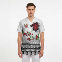 Fiji Heart Tribal Personalised Scrub Top Polynesian Patterns LT9 - Polynesian Pride
