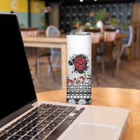 Fiji Heart Tribal Personalised Skinny Tumbler Polynesian Patterns LT9 - Polynesian Pride