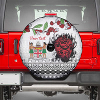 Fiji Heart Tribal Personalised Spare Tire Cover Polynesian Patterns LT9 - Polynesian Pride