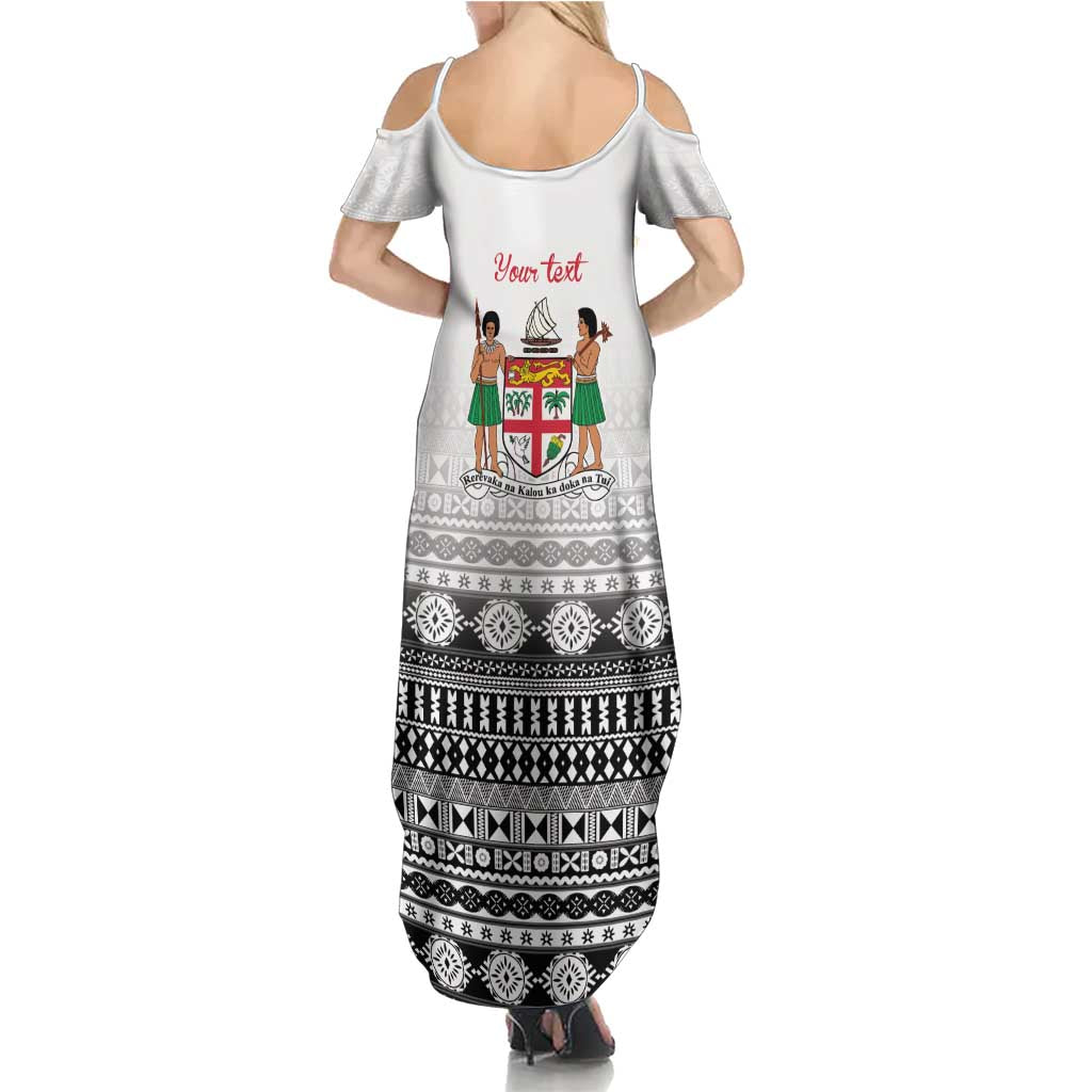Fiji Heart Tribal Personalised Summer Maxi Dress Polynesian Patterns LT9 - Polynesian Pride