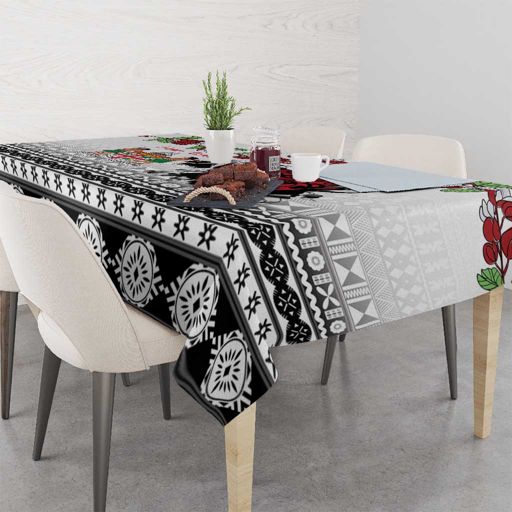 Fiji Heart Tribal Personalised Tablecloth Polynesian Patterns LT9 - Polynesian Pride