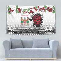 Fiji Heart Tribal Personalised Tapestry Polynesian Patterns LT9 - Polynesian Pride