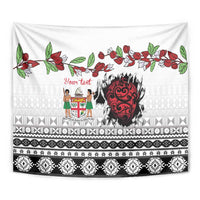 Fiji Heart Tribal Personalised Tapestry Polynesian Patterns LT9 - Polynesian Pride