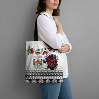 Fiji Heart Tribal Personalised Tote Bag Polynesian Patterns LT9 - Polynesian Pride
