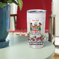 Fiji Heart Tribal Personalised Tumbler Cup Polynesian Patterns LT9 - Polynesian Pride