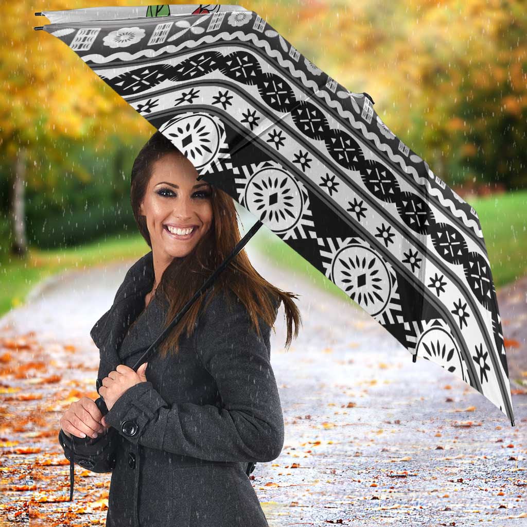 Fiji Heart Tribal Personalised Umbrella Polynesian Patterns LT9 - Polynesian Pride
