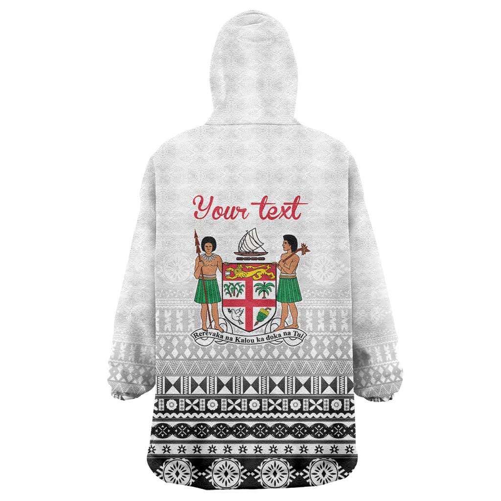 Fiji Heart Tribal Personalised Wearable Blanket Hoodie Polynesian Patterns LT9 - Polynesian Pride