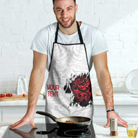 New Zealand Maori Heart Tribal Personalised Apron Polynesian Patterns LT9 - Polynesian Pride