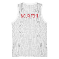 New Zealand Maori Heart Tribal Personalised Basketball Jersey Polynesian Patterns LT9 - Polynesian Pride