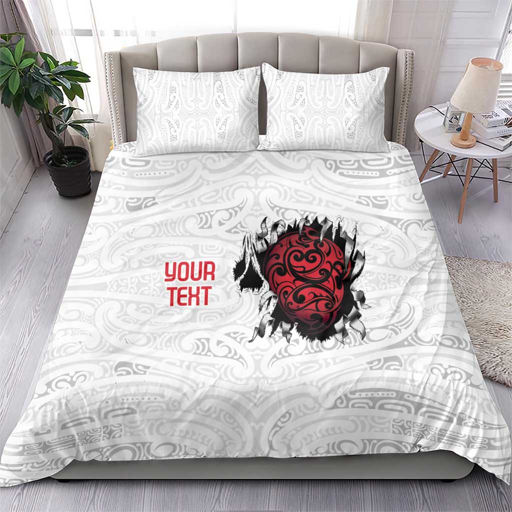 New Zealand Maori Heart Tribal Personalised Bedding Set Polynesian Patterns LT9 - Polynesian Pride