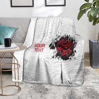 New Zealand Maori Heart Tribal Personalised Blanket Polynesian Patterns LT9 - Polynesian Pride