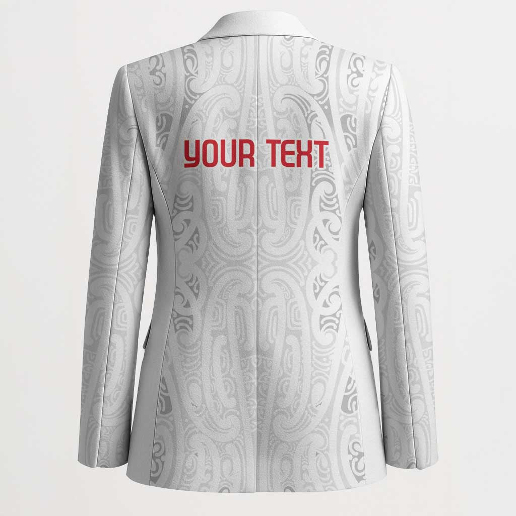 New Zealand Maori Heart Tribal Personalised Blazer Polynesian Patterns LT9 - Polynesian Pride