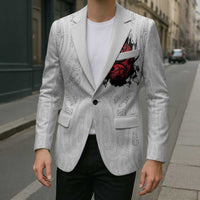 New Zealand Maori Heart Tribal Personalised Blazer Polynesian Patterns LT9 - Polynesian Pride