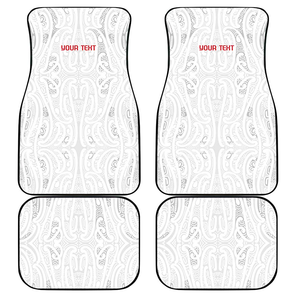 New Zealand Maori Heart Tribal Personalised Car Mats Polynesian Patterns LT9 - Polynesian Pride