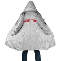 New Zealand Maori Heart Tribal Personalised Cloak Polynesian Patterns LT9 Unisex White - Polynesian Pride