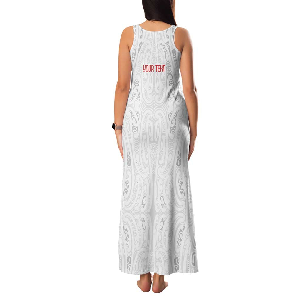 New Zealand Maori Heart Tribal Personalised Family Matching Tank Maxi Dress and Hawaiian Shirt Polynesian Patterns