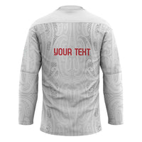 New Zealand Maori Heart Tribal Personalised Hockey Jersey Polynesian Patterns LT9 - Polynesian Pride