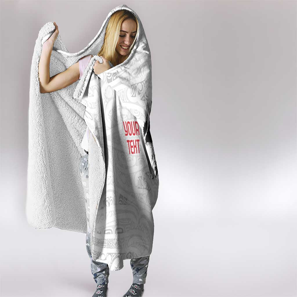 New Zealand Maori Heart Tribal Personalised Hooded Blanket Polynesian Patterns LT9 - Polynesian Pride
