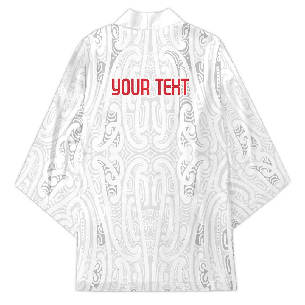 New Zealand Maori Heart Tribal Personalised Kimono Polynesian Patterns LT9 - Polynesian Pride