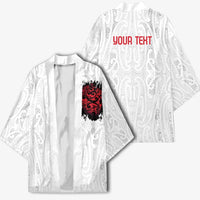 New Zealand Maori Heart Tribal Personalised Kimono Polynesian Patterns LT9 - Polynesian Pride